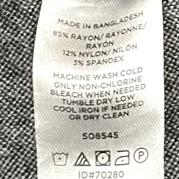 LOFT Outlet Gray/Black Houndstooth Legging Sz L - Picture 6 of 7